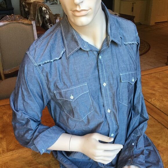 AMERICAN RAG Button Down Men's Shirt - Picture 1 of 16